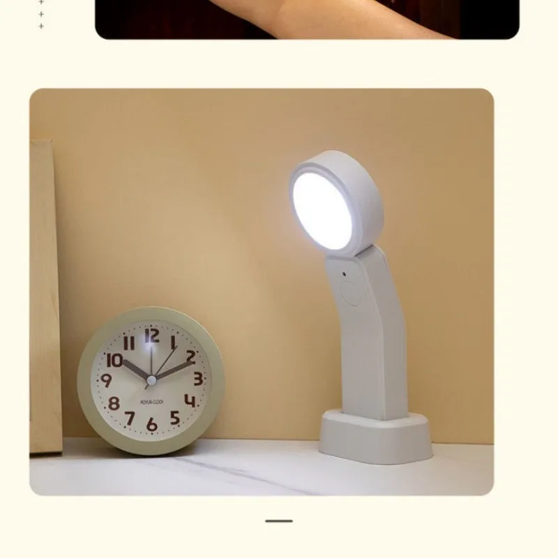 

Rechargeable LED night light, remote control bedroom bedside lamp, student dormitory eye protection learning reading desk lamp