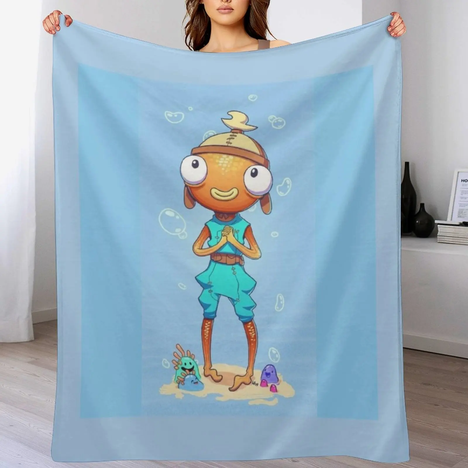 

fishstick Throw Blanket Tourist Furry Blankets