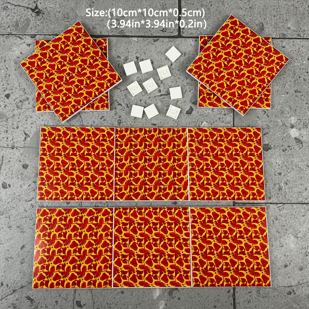 لوحة قاعدة مغناطيسية متنوعة من اللوحات الأساسية تتطابق مع عالم الألغام ألعاب مكعبات البناء المغناطيسية للأولاد والبنات هدية للأطفال