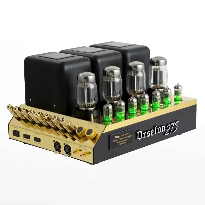 

1:1 Clone Mcintosh MC275 Upgrade KT88*4 Tube Power Amplifier HiFi Push-pull Class AB 75W*2 Mono Mode Bridge Connection 150W*1