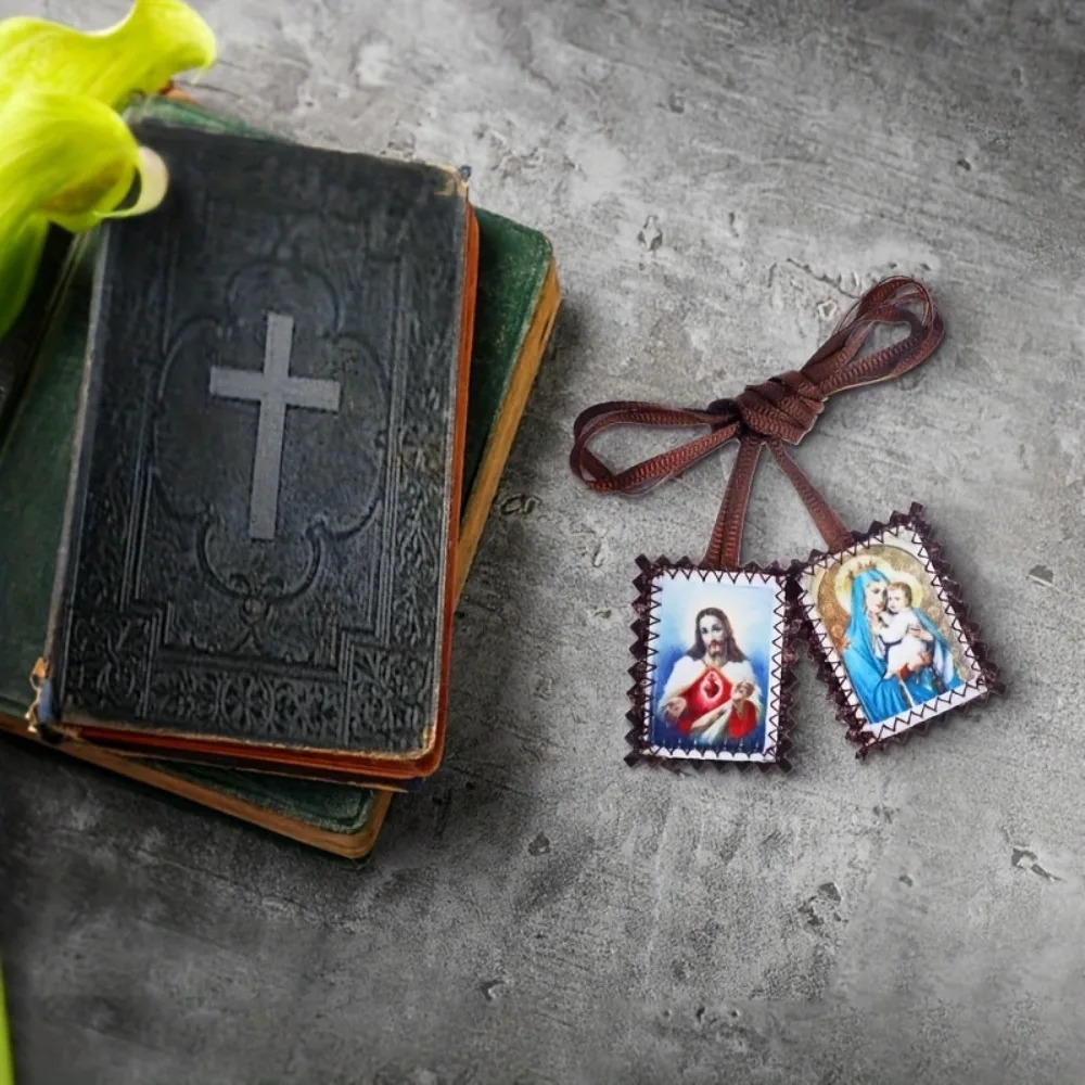 10/5/1pcs Catholic Stations Rosary Calvary Mary Prayer Necklace for Christian Devotional Wedding Favors for Guests view 2