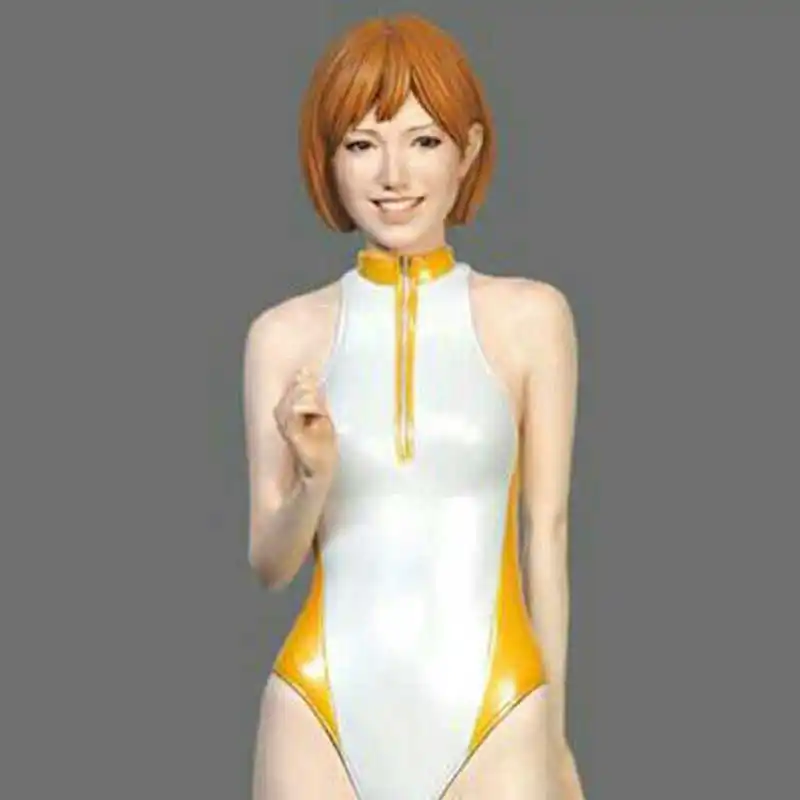 

1/12 Japanese Racing Girl Resin Micro Miniature Figure 3d Printed White Model Toy Unassembled And Unpainted Kit