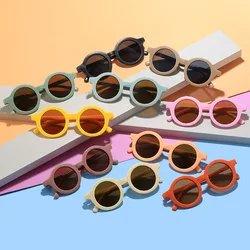 Children's 2024 New Trendy Edition Baby Sunglasses For Boys And Girls Fashion Photography UV Protection