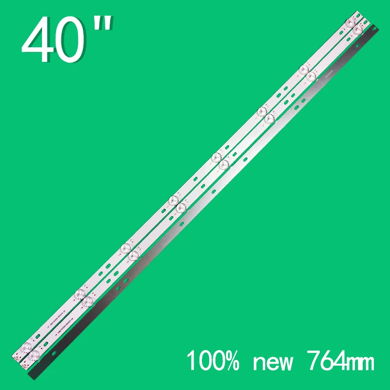 3PCS Led backlight strip for LC-40UK7252E 40BJ5EA RF-AJ400016SS30-0801 A1 CRH-P40KP35350308931