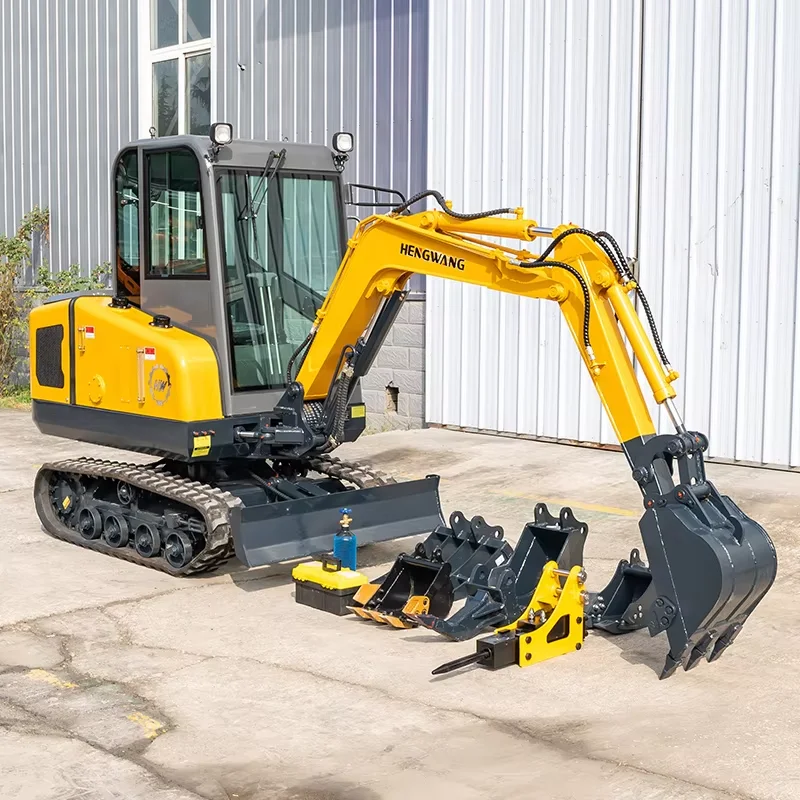

Kubota Engine Mini Crawler 2.5 ton Excavator Diesel Hydraulic Tractor 2.5t China Mini Bagger Construction Machinery Custom