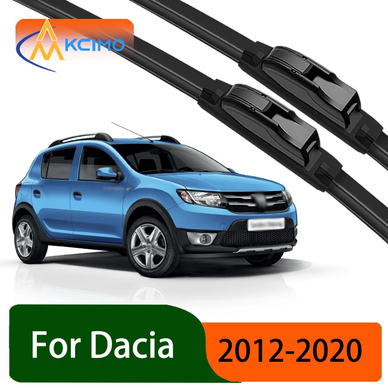 

For Dacia Sandero B52 2012–2020 2013 2014 Durable Slient Front Wiper Blades Car Windscreen Windshield Window Wiper Accessories