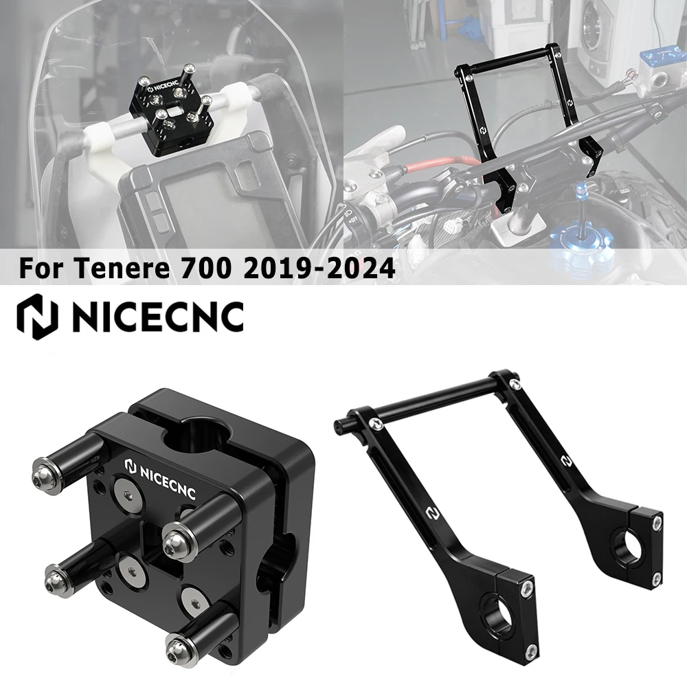 

NICECNC For Yamaha Tenere 700 2019-2025 GPS Holder Navigation Roadbook Mounting Arm Kit For Yamaha Tenere 700 Accessories