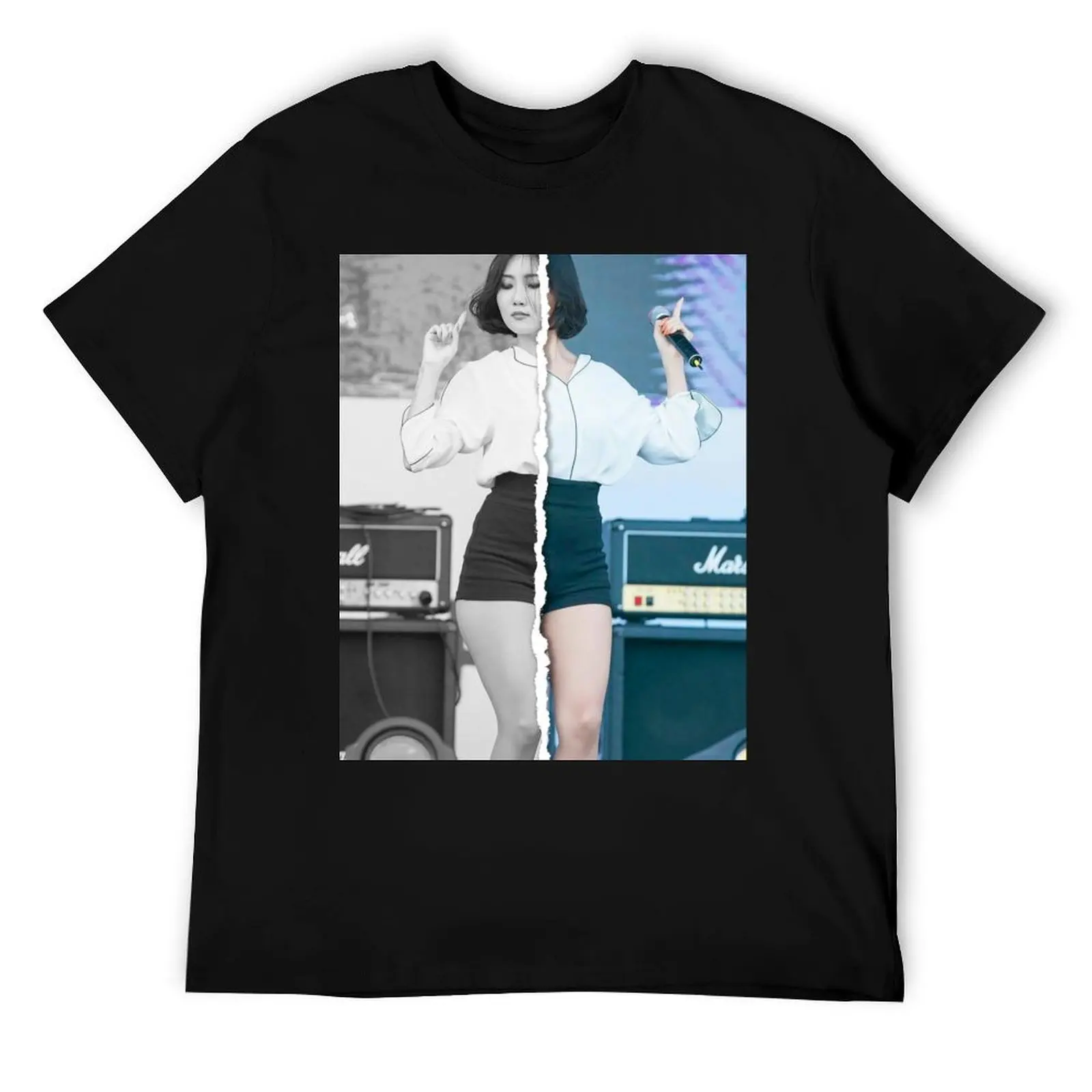 

MAMAMOO Hwasa (Divided Photo) T-Shirt man graphic t shirt t shirt man cotton T-Shirt