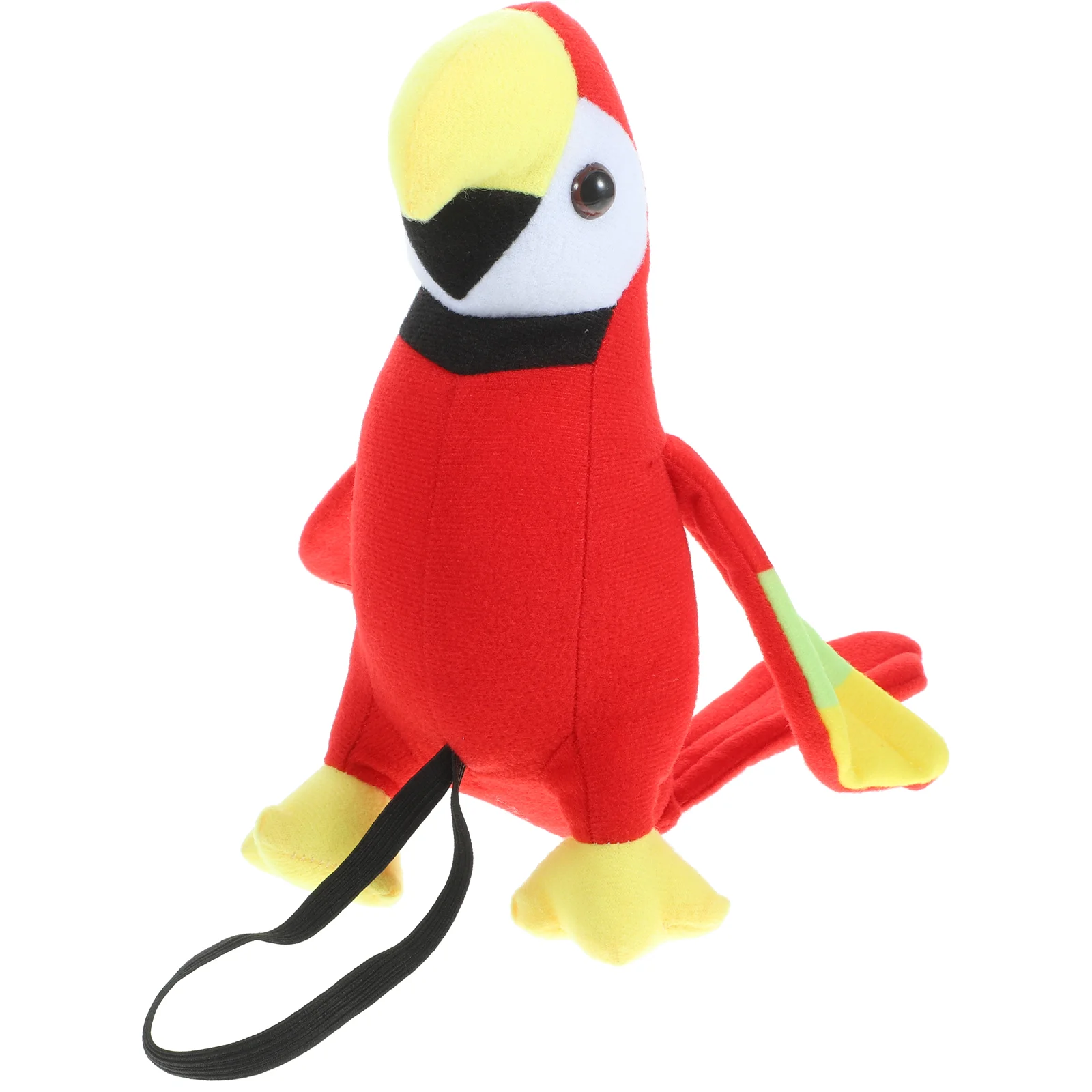 Shoulder Parrot Kids Pirate Puppets for Plush Bird Red Costume Accessory Child