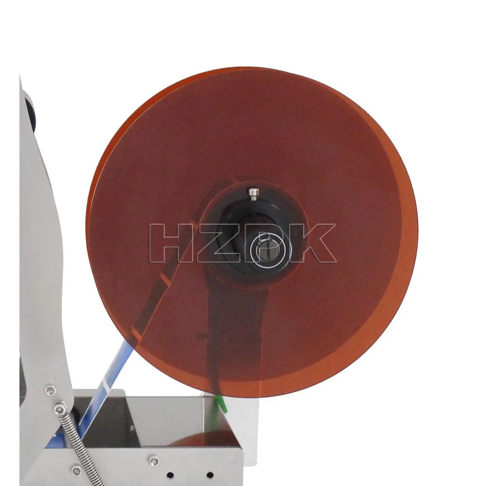 MT-50 Semi-Automatic Tabletop Sticking Applicator Labeling Machine for Perfume Bottle Can Plastic Glass PET Round Jar