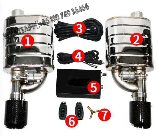 Hot Sale For Audi/VW Car Exhaust System Performance Valvetronic Muffler Exhaust Cutout Valve Made China Stainless Steel Material