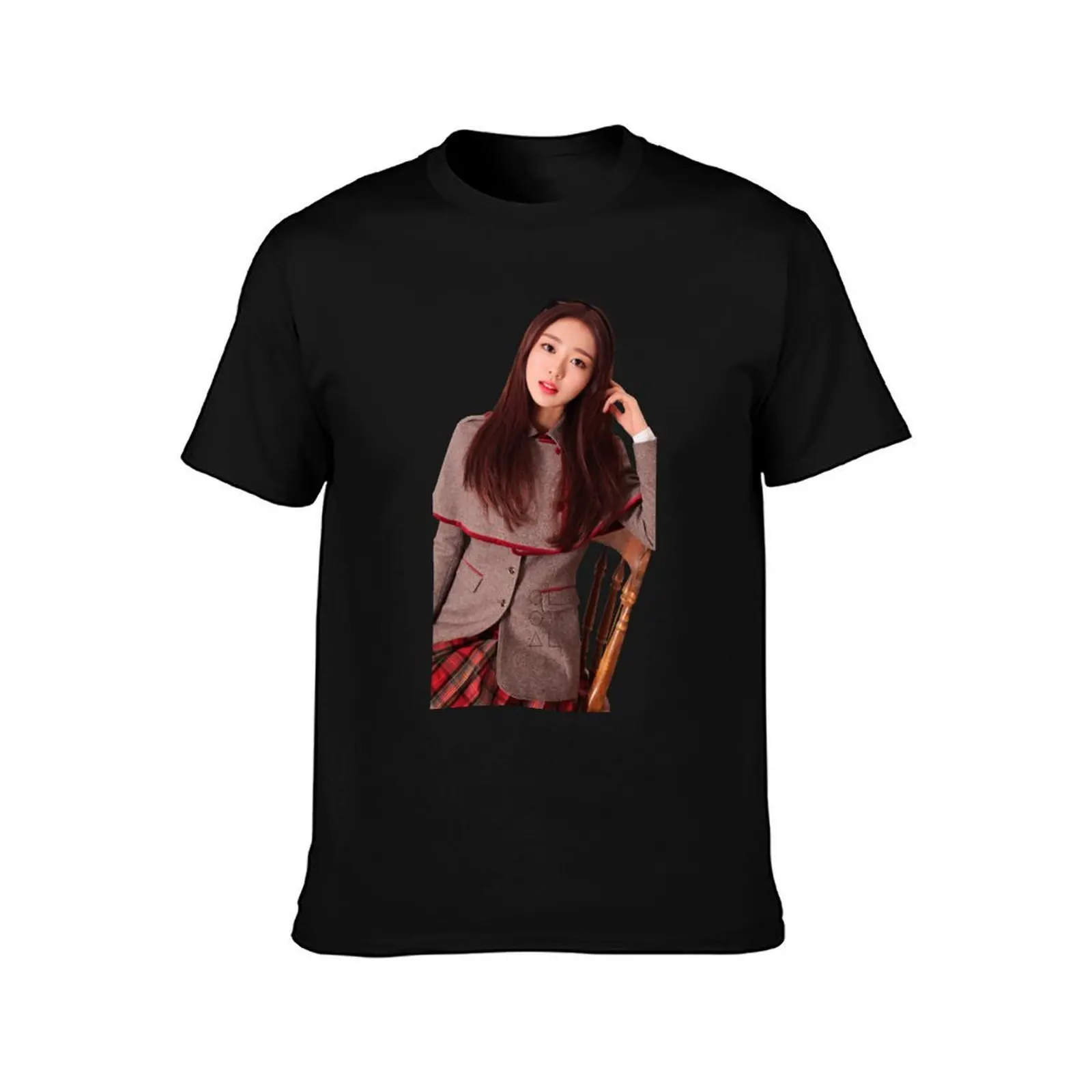 yves from loona official photoshoot T-Shirt Festival Casual Short Sleeve T-Shirt