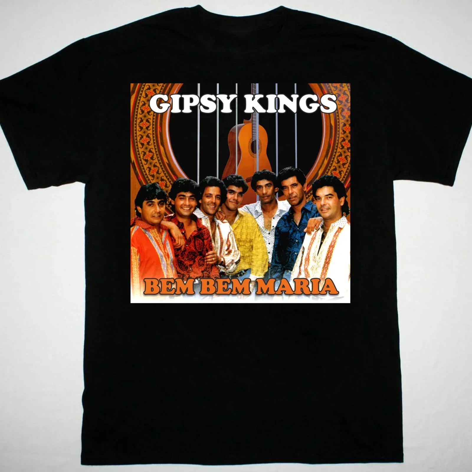 Gipsy Kings poster T-shirt black Short sleeve All Sizes S to 5Xl retro 1F851
