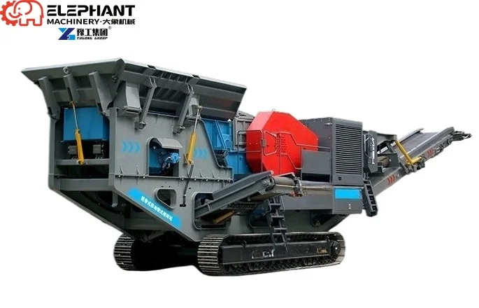 New Portable Mobile Crushing Station Impact Crusher With Stone Jaw Crusher Core Engine Gearbox For Ore Mining And Crushing Line