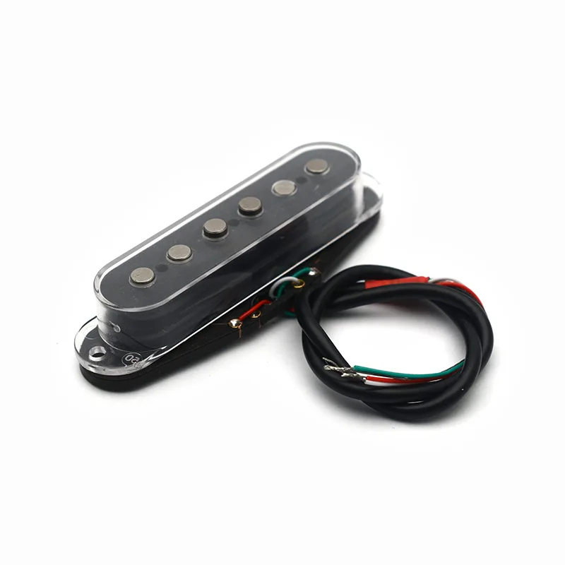 Top Selling Alnico 5 Single Coil Guitar Pickup Noise Canceling ST-Style Dual Layer Pickup 4C Wire for Coil Split Electric Guitar