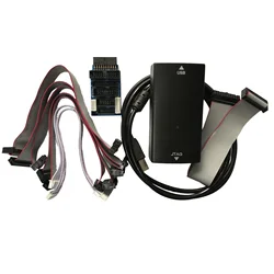 JLink-Adaptador de placa de conmutación V9 J LINK V9 para J-LINK, emulador de brazo V9, Cable de cinta plana para herramienta de depuración STM32 ARM MCU USB JTAG