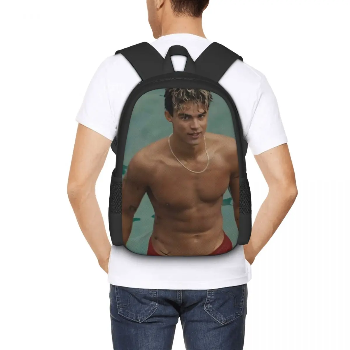 Matthew Broome My Fault London Movie Student Backpack School Bag Hiking Travel Daypack for Boys Girls Bookbag Shoulder Bags