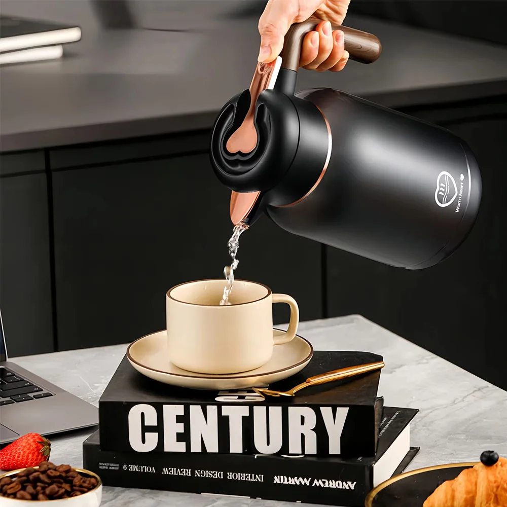 Thermal Coffee Carafe Stainless Steel Carafes for Hot Liquids Insulated Coffee Carafes 24 Hours Keeping Hot for Coffee Tea