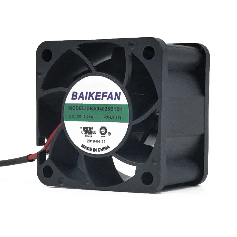 

L 40*40*28 мм BAIKE DBA04028B12H 12 В 0,30 А охлаждающий вентилятор с двойным переключателем жестокий вентилятор 4 см