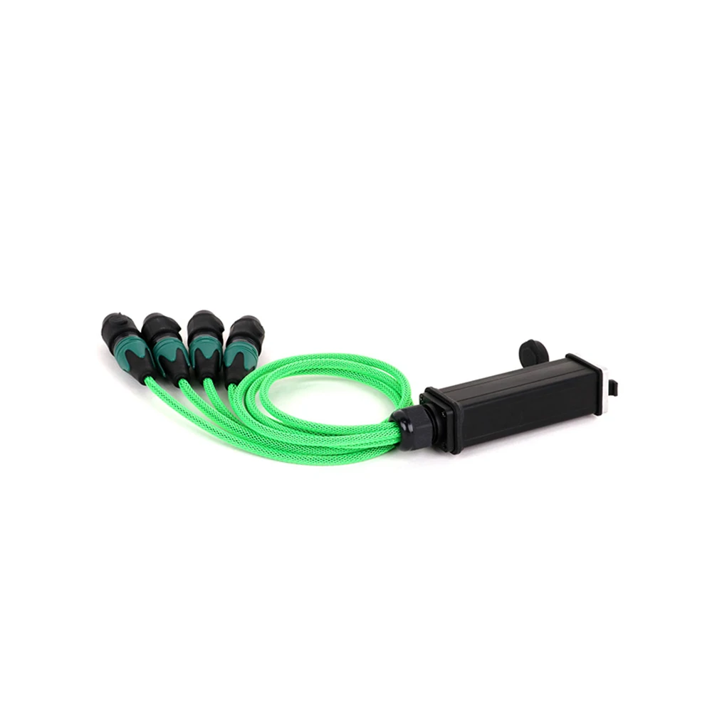 Imagem -04 - Canais 3pin Xlr Cobra Cabo para Ethercon Cat5 Cabo de Rede Receptor Impermeável Xlr m f para Cabo Fêmea Rj45 4