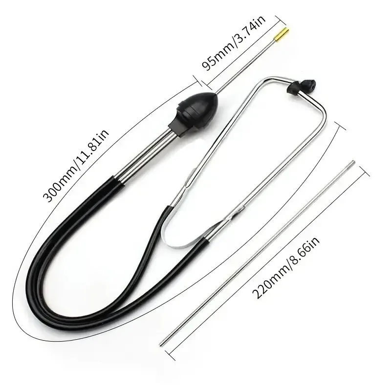 Auto Cylinder Stethoscope, Mechanics Stethoscope Car Engine Block Diagnostic Automotive Engine Hearing Tool Car Detection