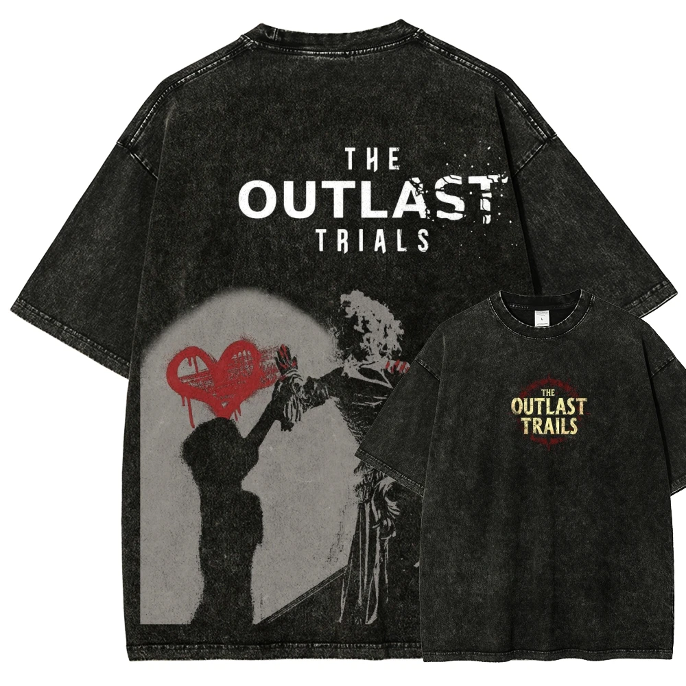 Esports Gaming Shirts - Camiseta Vintage Lavada de Outlast Trials