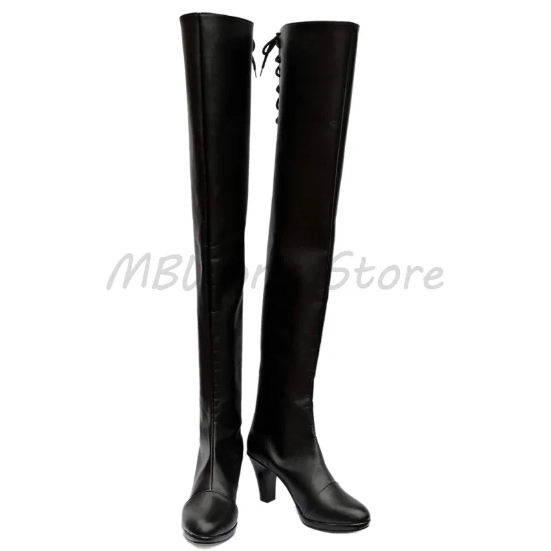 NieR Automata YoRHa No. 2 Type B 2B NieR Cosplay Shoes Boots Game Role Play Halloween Carnival Christmas Party Outfit Prop