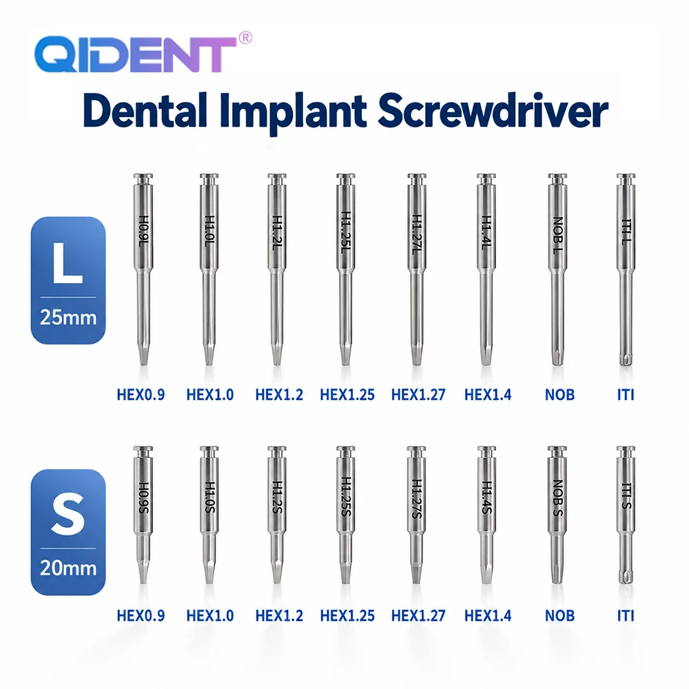 1Pc Dental Universal Implant Torque Screw Drivers Hex 1.2 Drivers Stainless  Tool