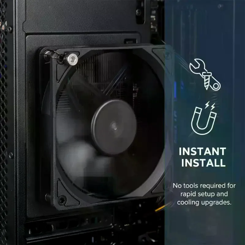 

Магнитные винты для вентиляторов с охлаждением, не требующие сверления, для крепления кулеров ПК, процессоров, роутеров и электронных устройств.