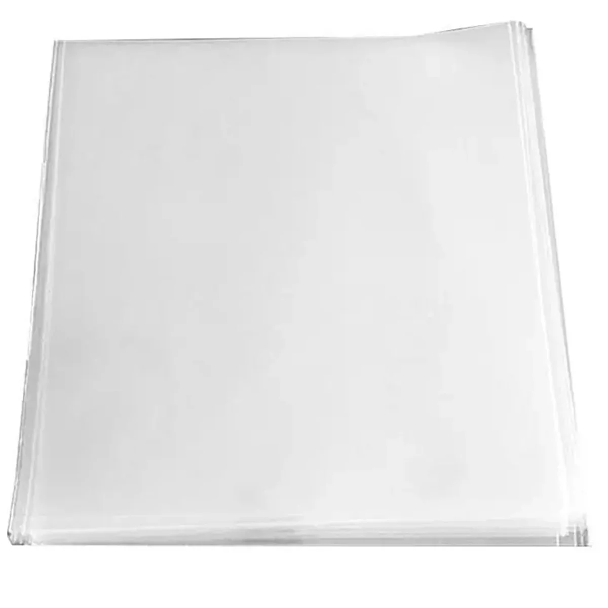 Transparent Vinyl Record Outer Bag CD Protection Bag Square Bag Record Sleeve Flat Mouth Outer Bag