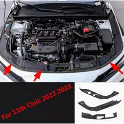 Cubierta de la cabina del compartimento del motor, cubierta antipolvo para Honda 11th Civic 2022 2023, accesorios de coche