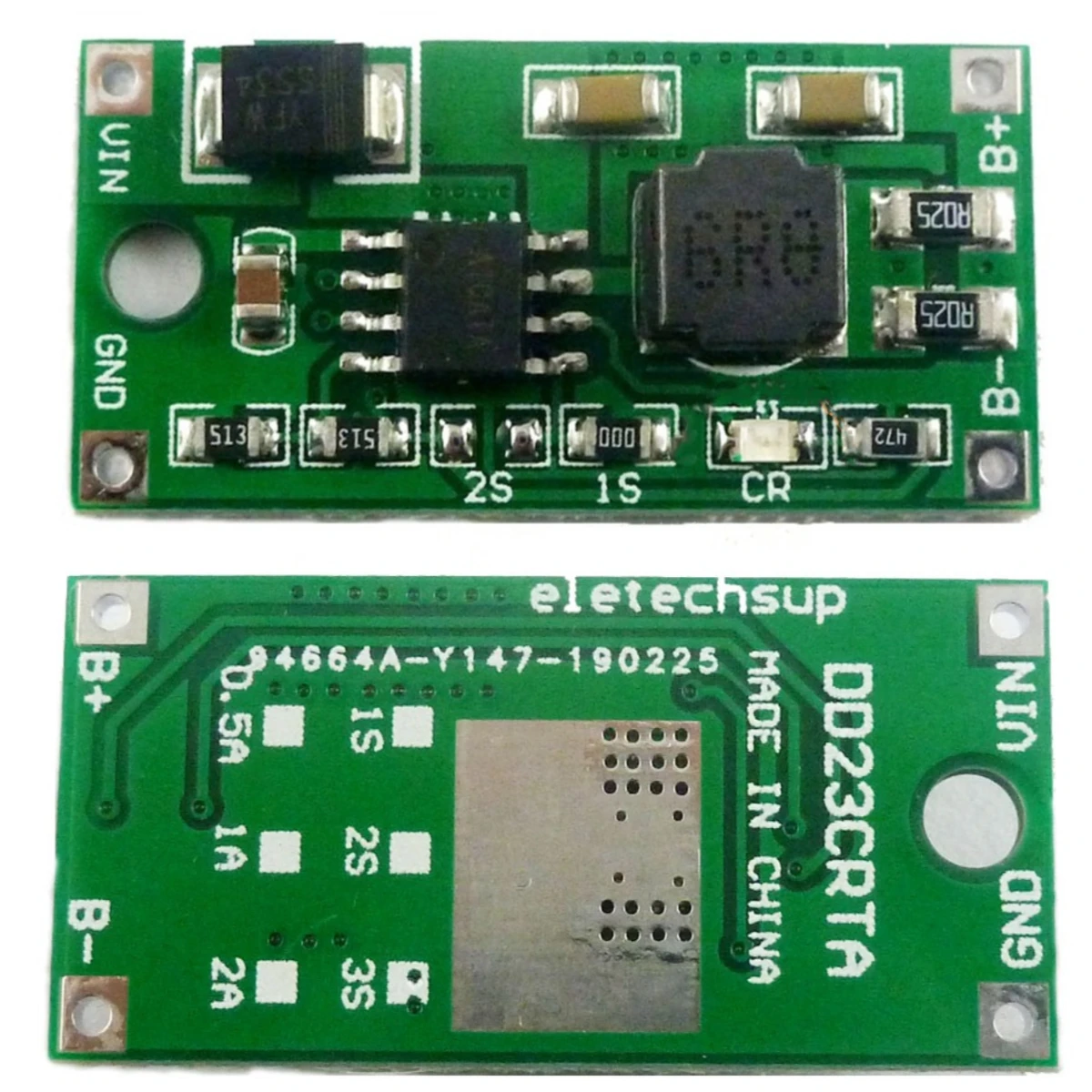 

2A Multi-Cell Synchronous Buck Li-Ion Charger DC 5-23V to 4.2V 8.4V 12.6V for 3.7V 7.4V 11.1V 18650 Lithium Battery