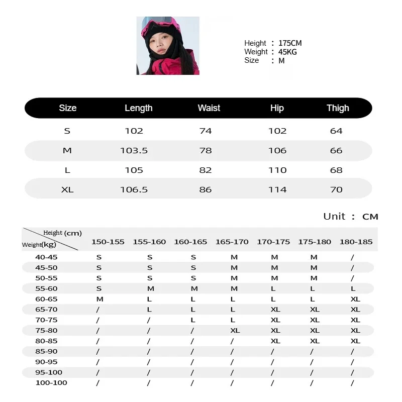 2025New الثلوج مقاوم للماء يندبروف المرأة 3L السراويل سليم صالح مريلة بنطلون شتاء دافئ الإناث الصلبة قابل للتعديل الرياضة في الهواء الطلق والعتاد #5