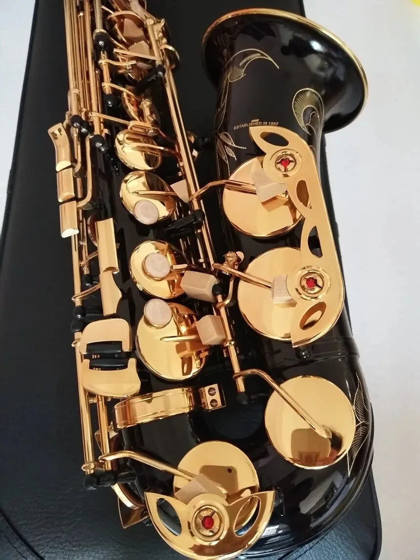

Новинка 2026 года: Высококачественный черный альт-саксофон YAS-82Z, саксофон ми-бемоль, инструмент E-Flat