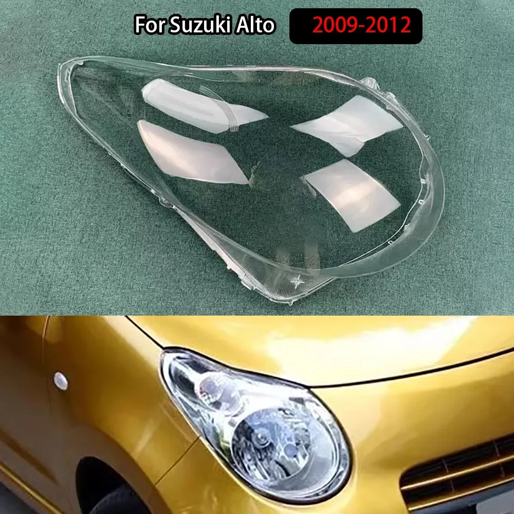 

For Suzuki Alto 2009-2012 Headlamp Cover Headlight Shell Transparent Lens Plexiglass Replace Original Lampshade