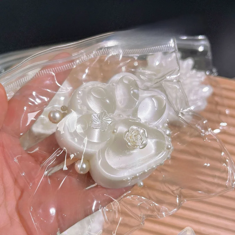 ใหม่ Taba Squishy สีขาวที่ละเอียดอ่อน Baroque Art Cat's Paw สตรอเบอร์รี่ Tart Fidgeting ของเล่นเด็กผู้ใหญ่หญิงวันหยุดของขวัญวันเกิดของเล่น