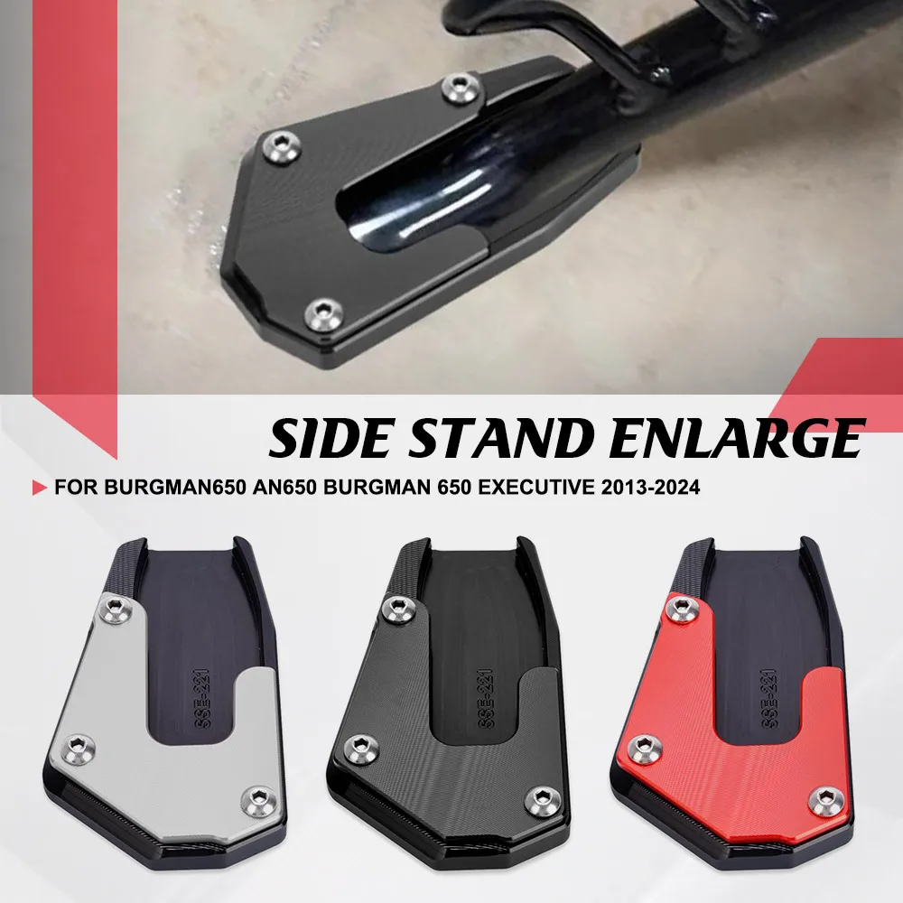 

Kickstand Extension For SUZUKI Burgman650 AN650 Burgman 650 executive 2013-2024 Motorcycle Scooter Side Stand Enlarger Plate