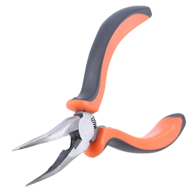 Multiuse Curved Nose Pliers for Deboning Chicken, Duck Feet Spring Loaded Tool