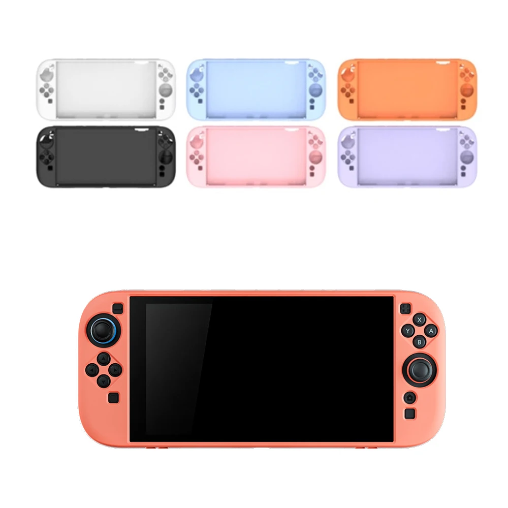 

Silicone Protective Case For Switch2 Game Console Drop Dust-proof Protection Simple Solid Color Protective Sleeve Accessories