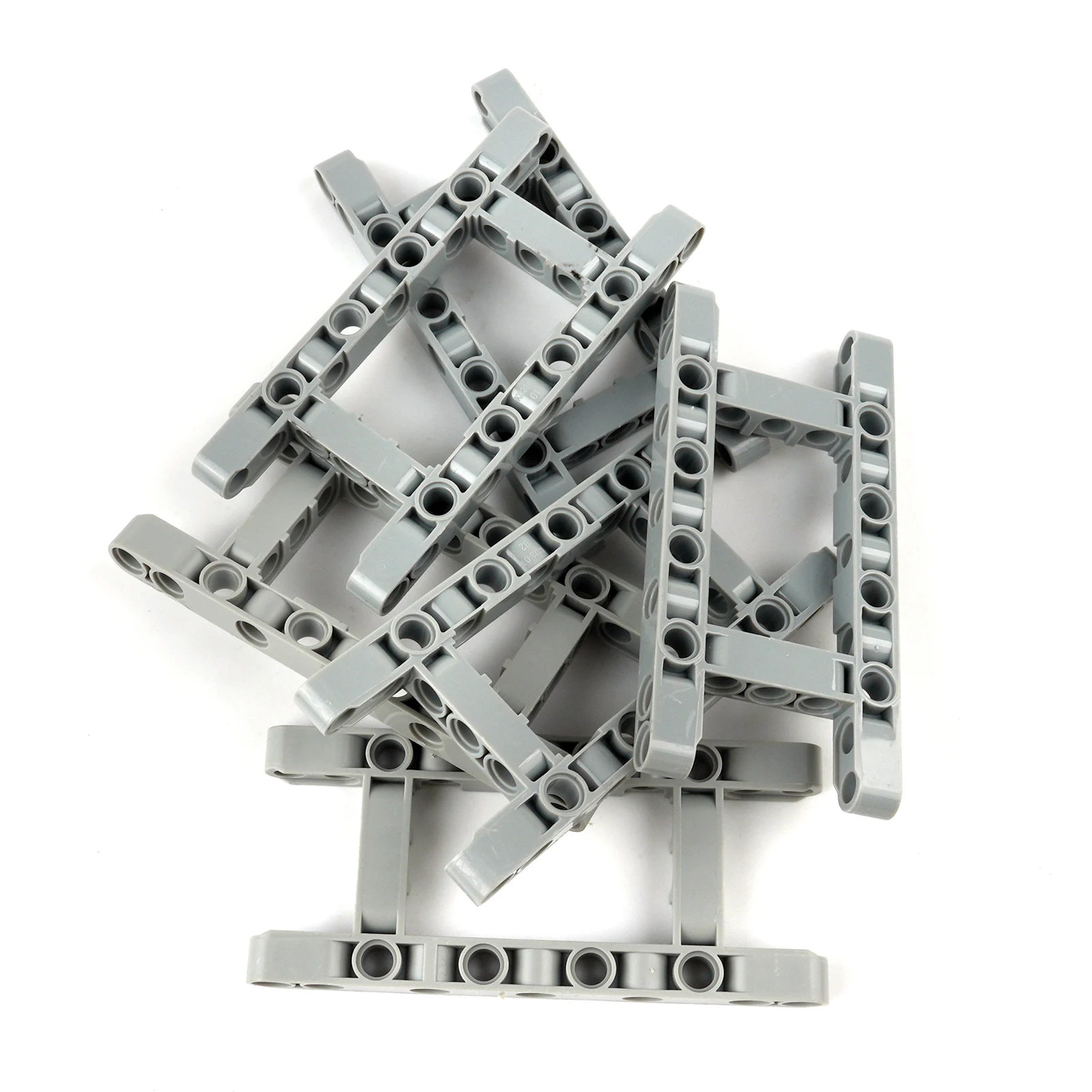10PCS 5X7 Loch Arm Ring Technologie Bausteine Teile 11x5 H-Beam Loch Rahmen 64178/64179 Spielzeug montiert MOC Ziegel Zubehör