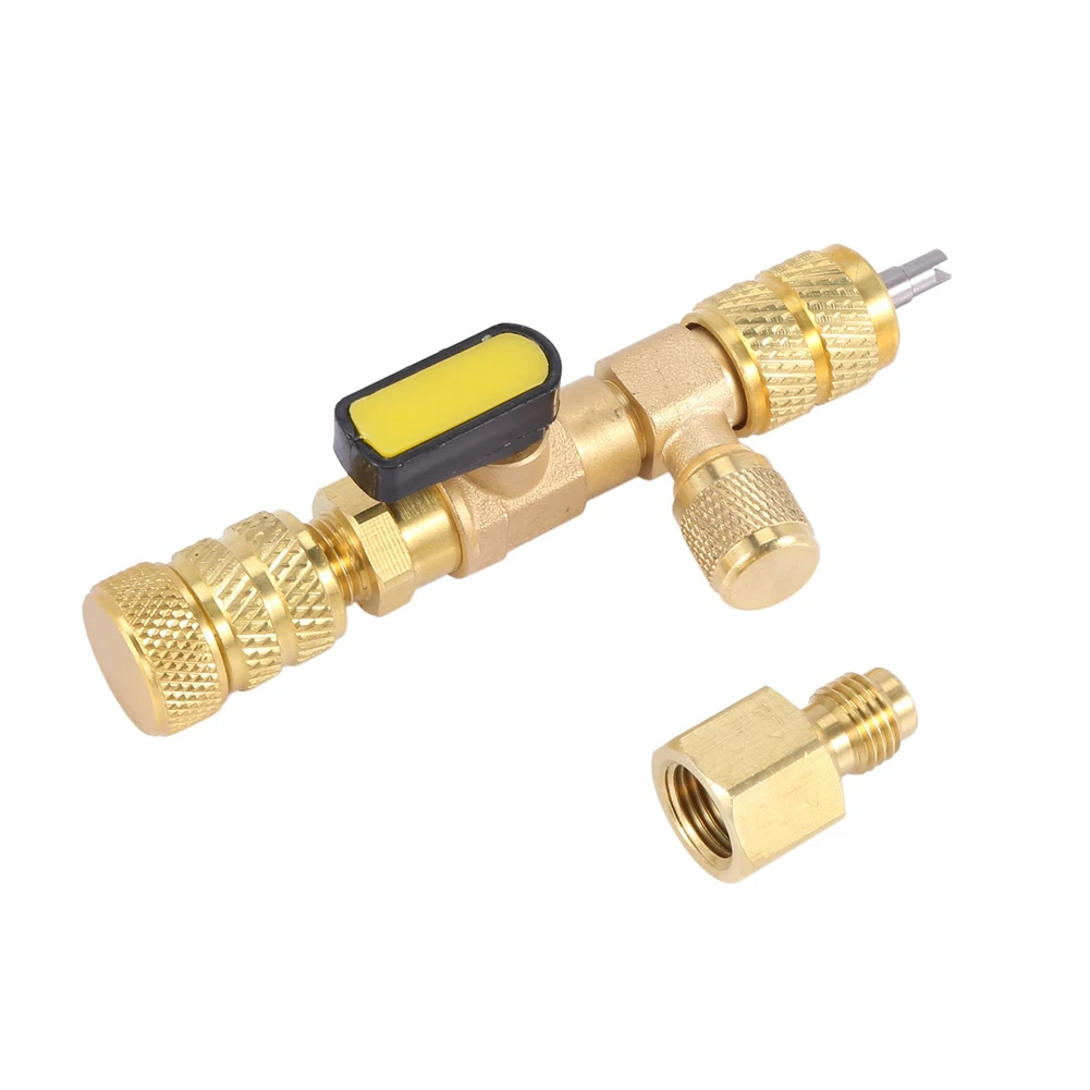 Средство для удаления и установки сердечника клапана SYW-2X с портом SAE двойного размера 1/4 и 5/16 для системы HVAC R22 R410A