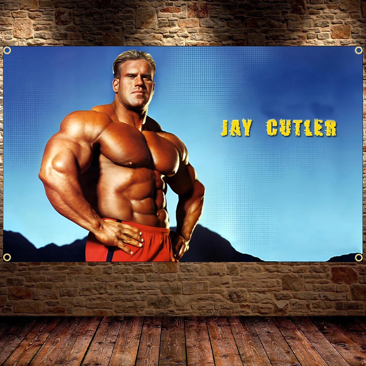 FLAGDOM 90X150CM 3x5Ft Bodybuilding GYM Flag Exercise Fitness Poster Sport Outdoor Club Printing Banner Brass Grommet