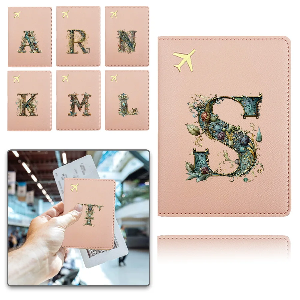 

Обложка для делового паспорта в китайском стиле, сумка для хранения паспорта из искусственной кожи, утолщенная водонепроницаемая защита для документов, графический буквенный узор