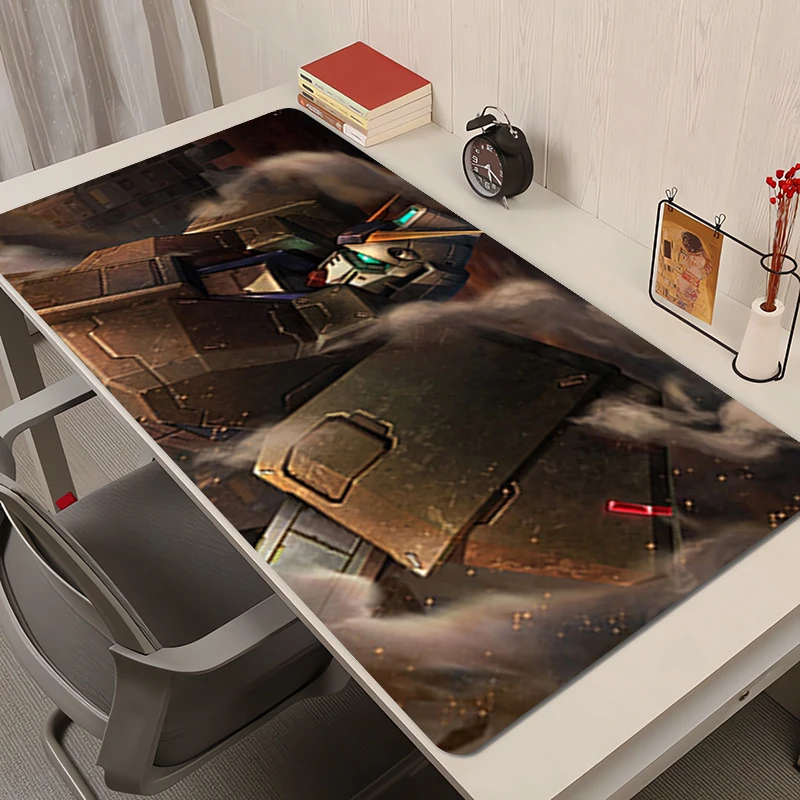 لوحة الماوس مكتب ملحقات الكمبيوتر لوحة ممتدة أنيمي حصيرة مكتبية الميكانيكية المحارب جاندام المضادة للانزلاق المطاط HD ماوس الألعاب الحصير