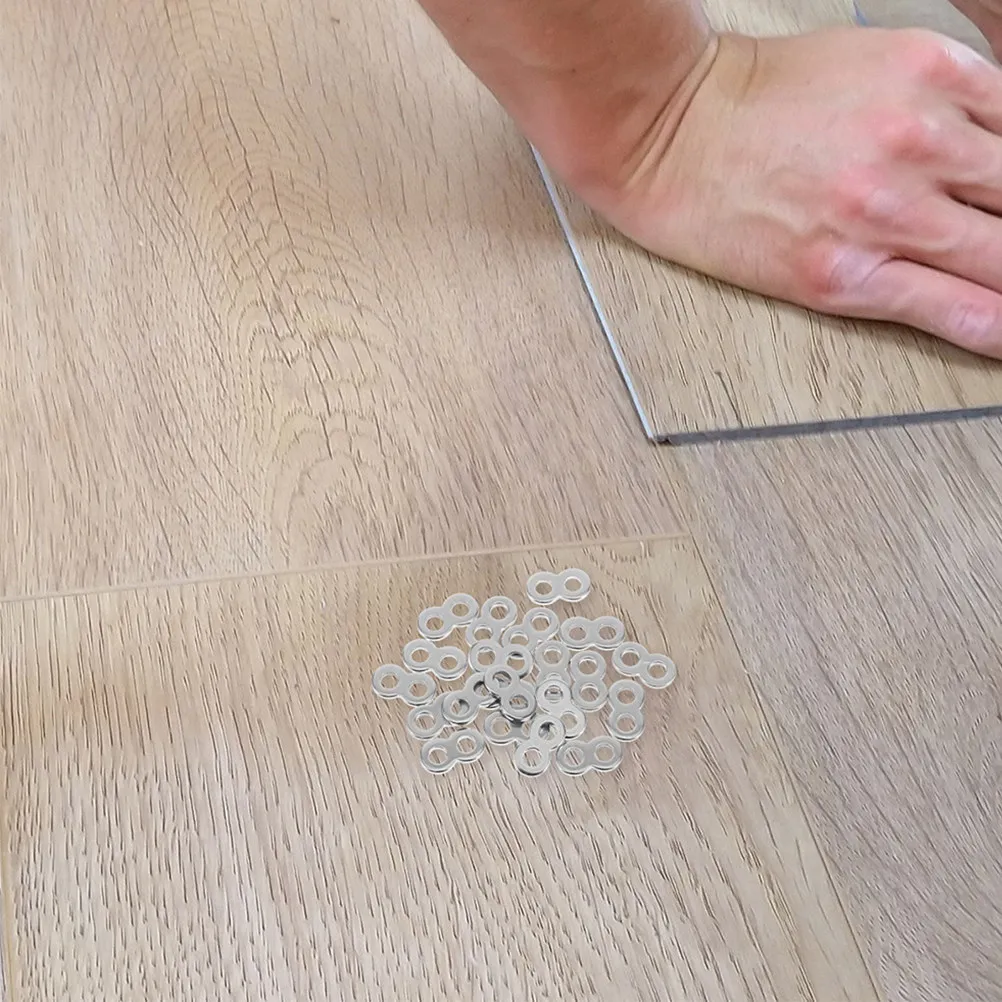 

50 шт. 8-образных соединительных клипс из нержавеющей стали для столешниц, высокопрочные настольные крепления для удлинения и фиксации ножек стола