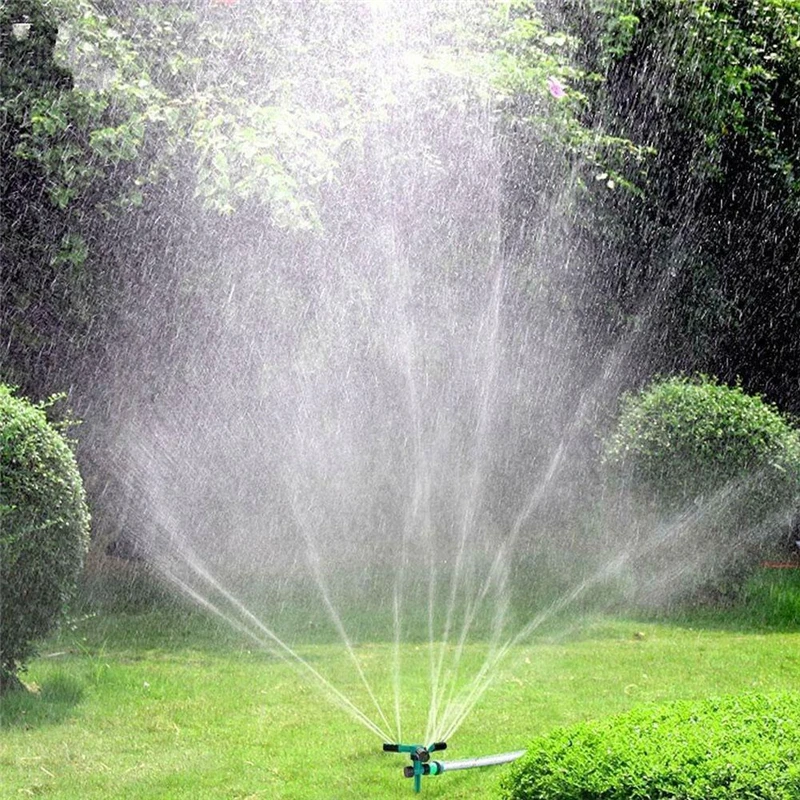 360° Rotating Lawn Ground Insert Automatic Sprink Water Watering Sprinkler Sprayer Lawn Garden Sprinkling Irrigation Gardening