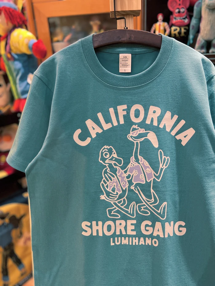 

Retro American k Blue Du Mouth T-irt 220g Small Collar Pure Cotton Casual ex Couple's T-irt Cartoon Animation Co...