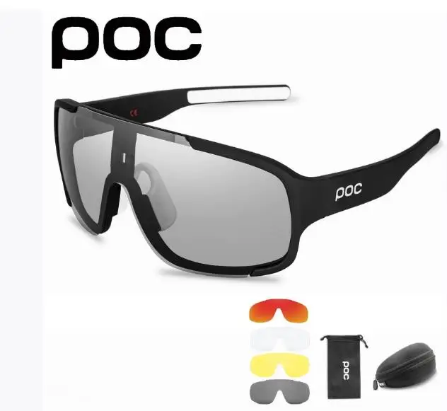 

Спортивные очки POC для езды на велосипеде на открытом воздухе, 5-линзовые поляризационные защитные очки с переходными очками