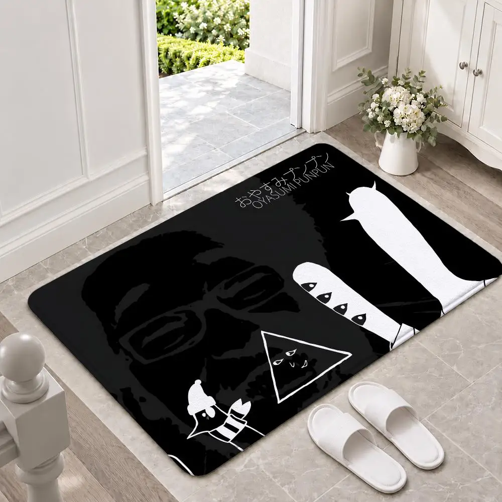 manga Goodnight Punpun Floor Mat Doormat Non-Slip Floor Mat Rug for Bathroom Kitchen Entryway Indoor Outdoor Home Decor