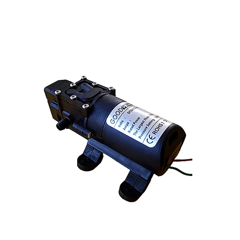 Bomba de água dc12v 70w 130psi 6l/min, interruptor de fluxo automático, bomba de água de diafragma, pequena, segura, alta pressão, autoescorvante, 1